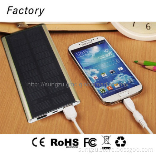 solar energy smart charger solar power supply to compatible mobile